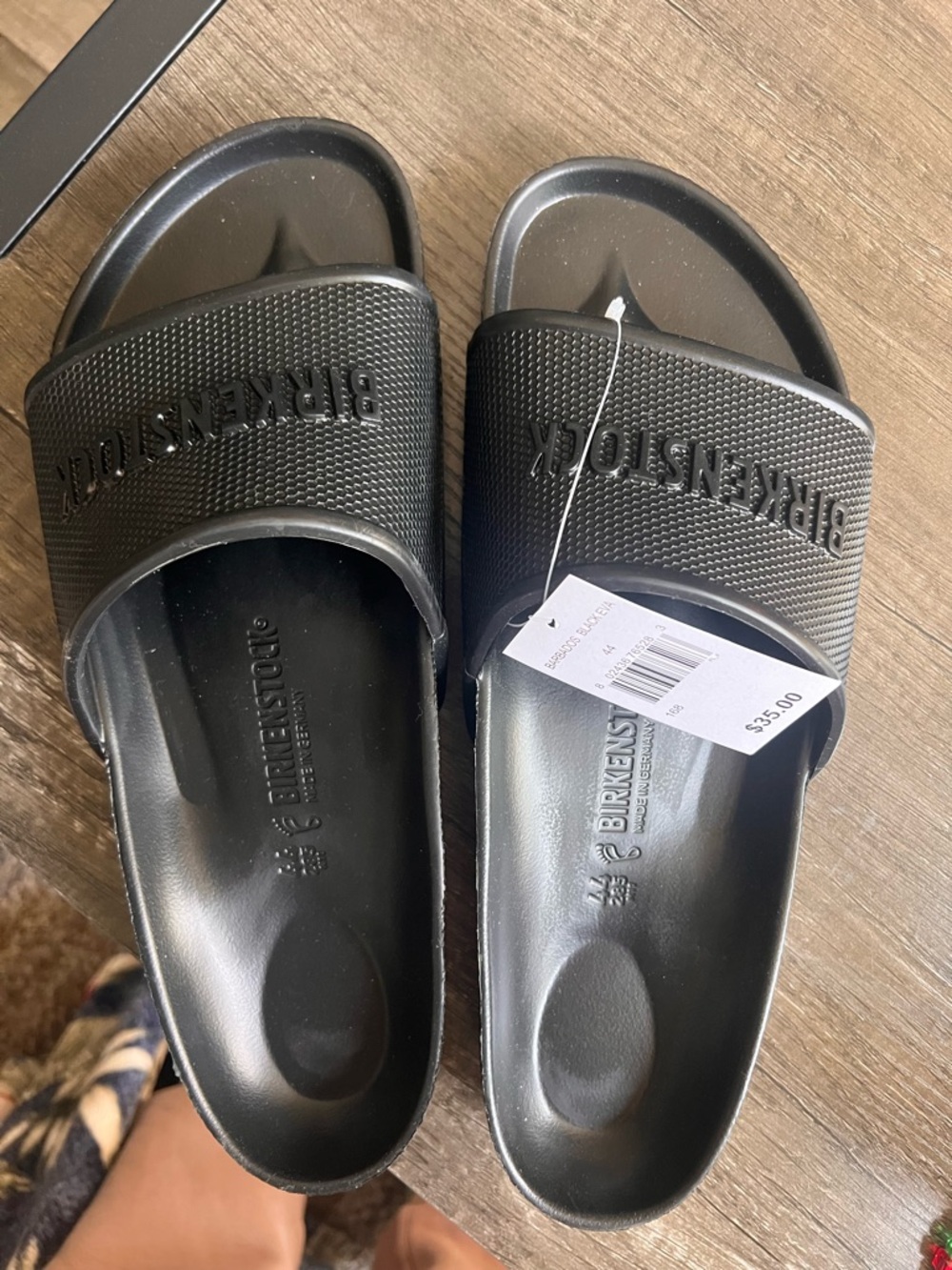 Birkenstock Black Slip-On EVA Footbed Sandal